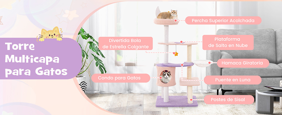 centro de actividades para gatitos