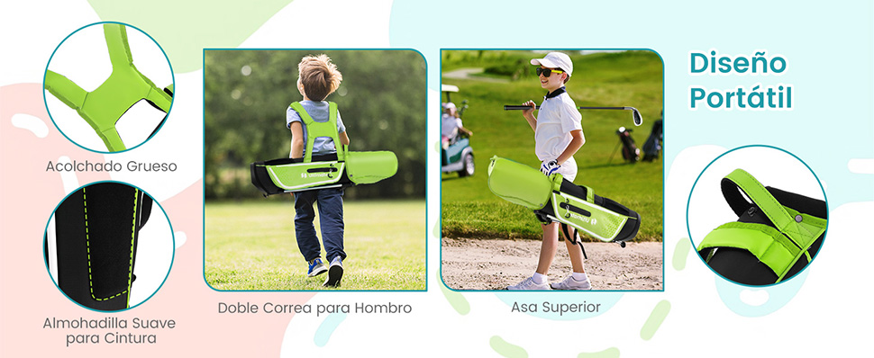 equipo de golf junior para niños de 11 a 13 años