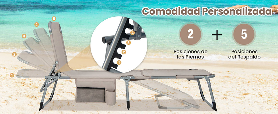 reposera al aire libre