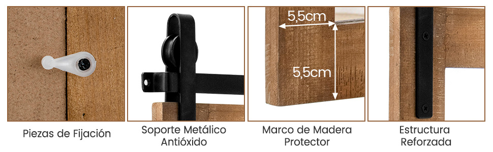 espejo de pared