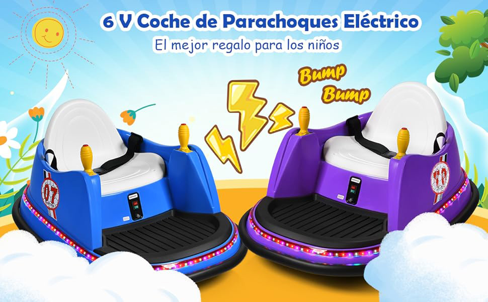 ‌Coche de choque seguro niños‌