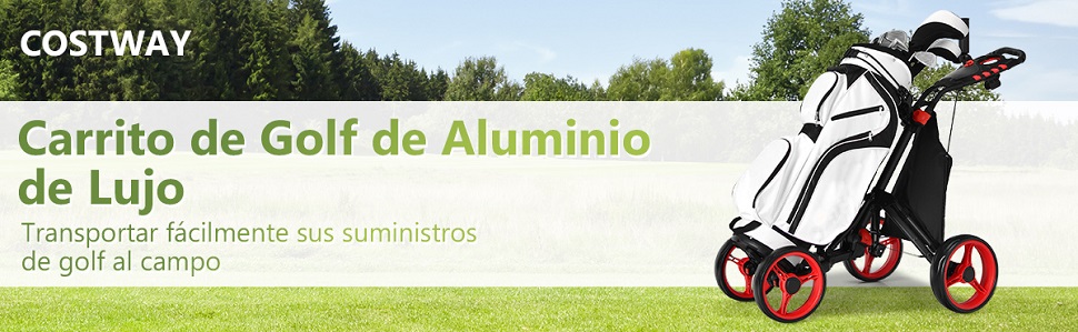 carrito de golf plegable liviano