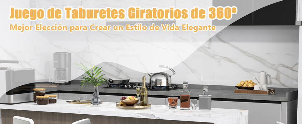Conjunto de 2 Taburetes