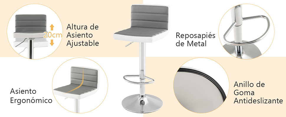taburete de bar para isla de cocina