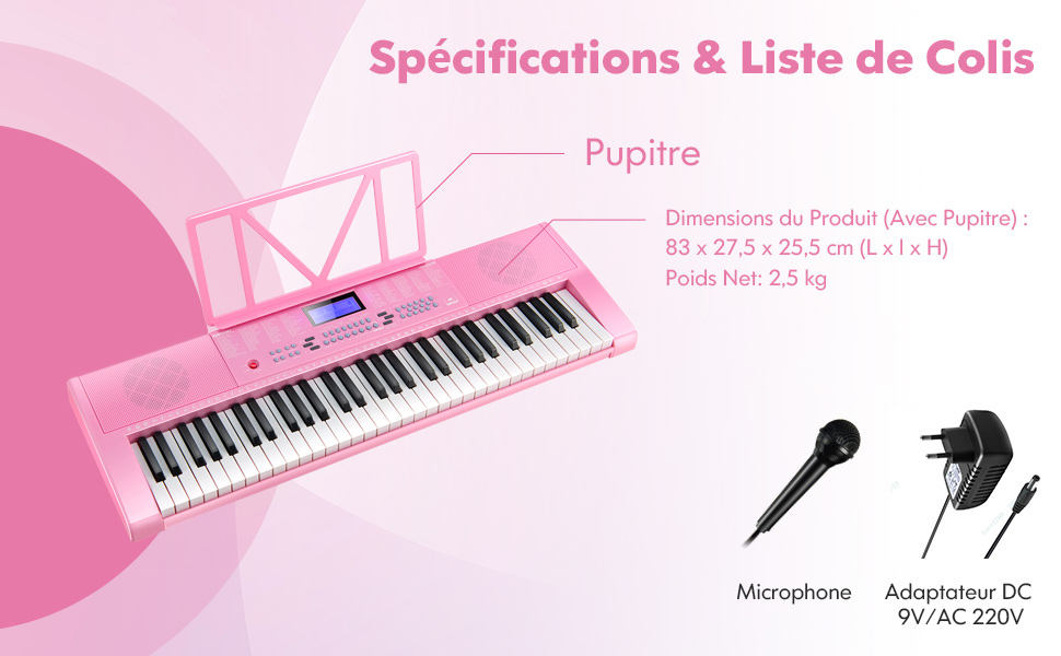 digitale piano-met-microfoon