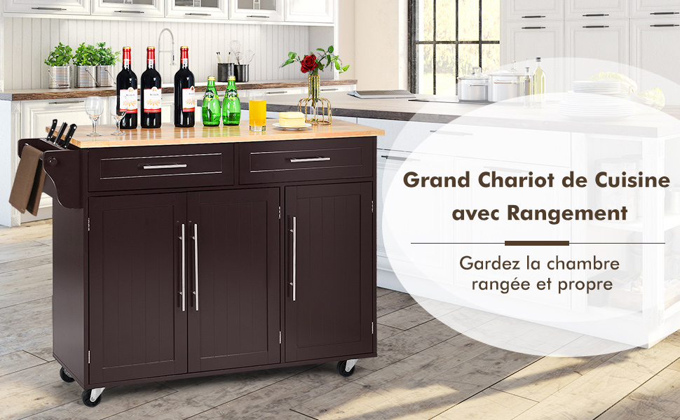 ilot-de-cuisine-sur-roulettes