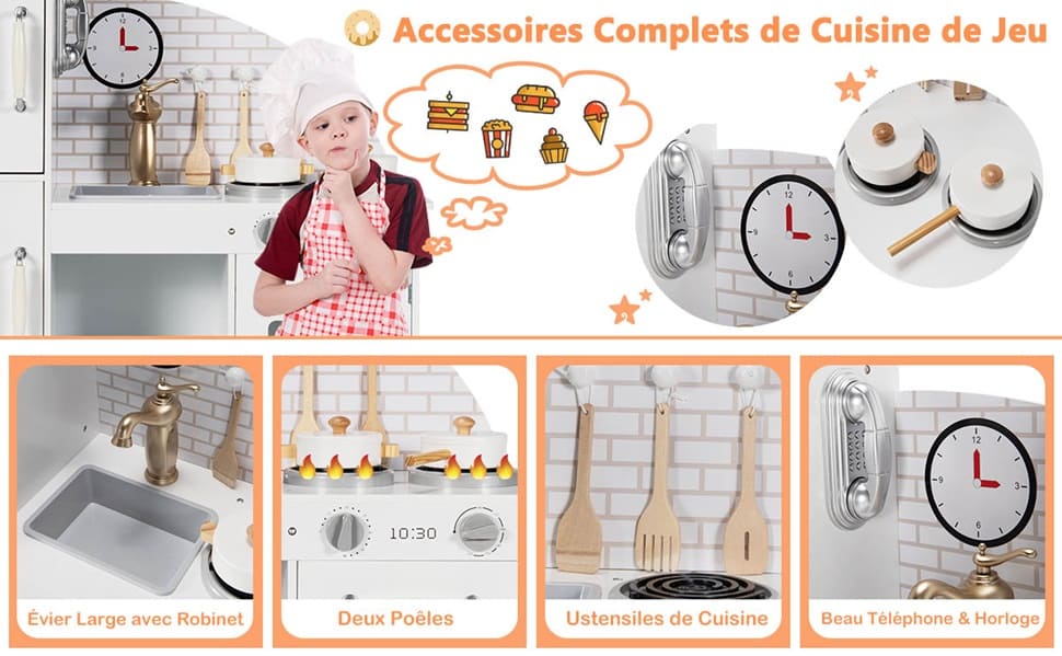 ensemble de jeu de cuisine