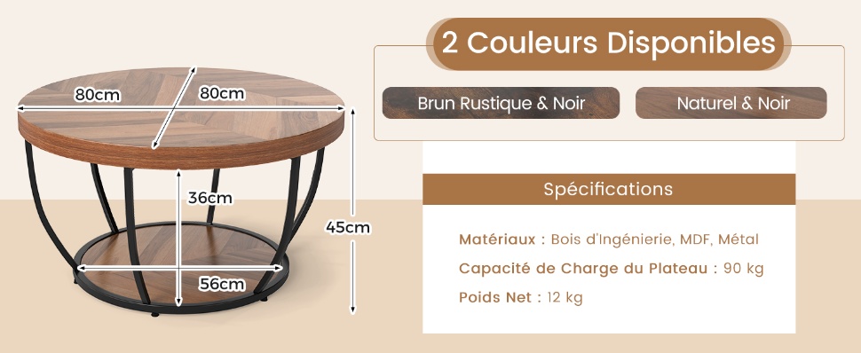 table-d'appoint-ronde