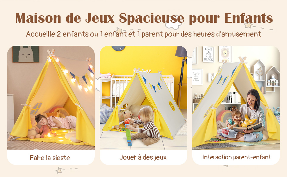 driehoekige kindertent