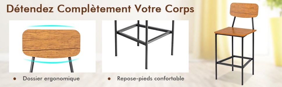 table-a-manger-et-tabourets-de-bar-en-bois