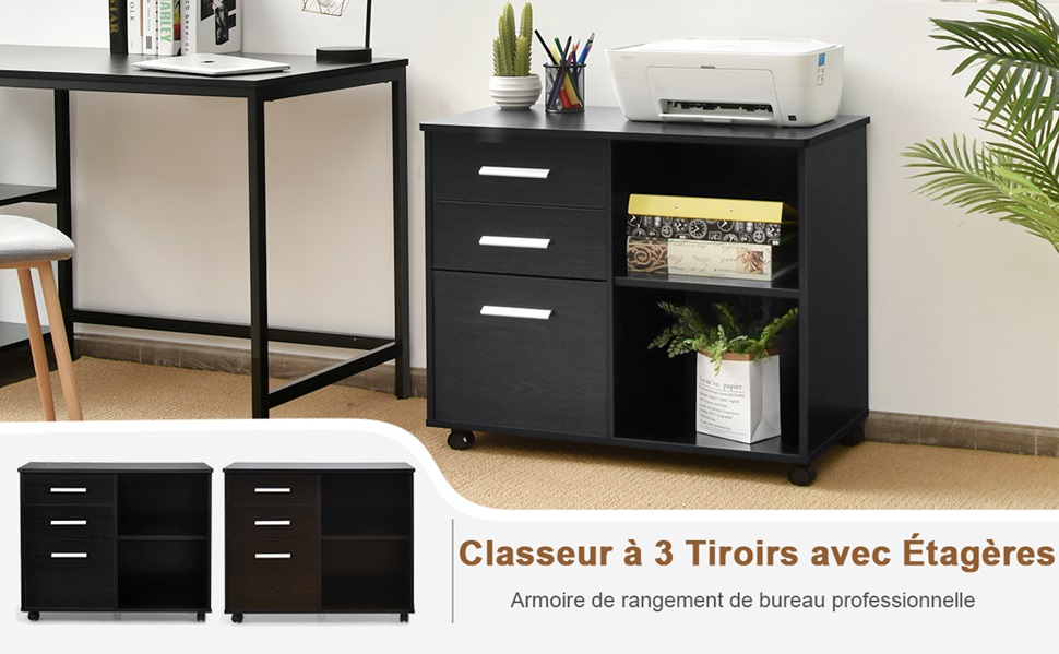 classeur à 3 tiroirs