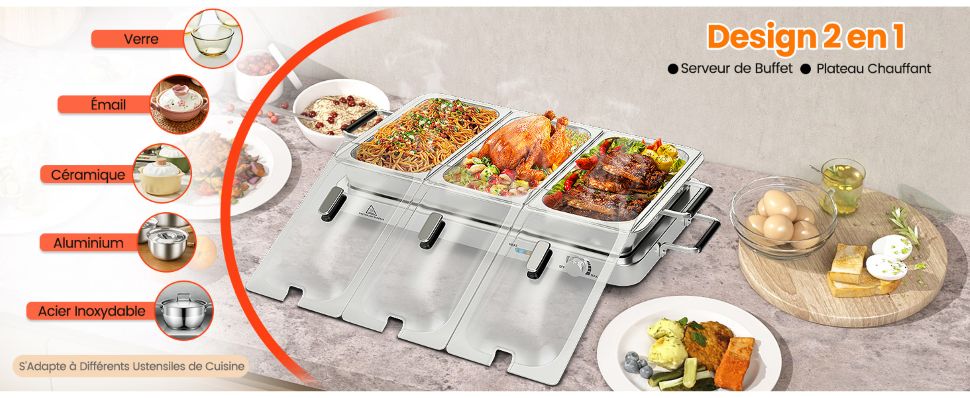 chauffe-plat-inox