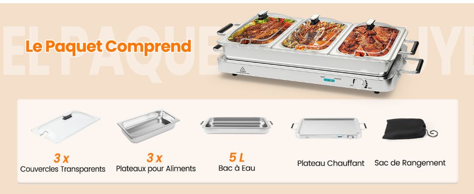 chauffe-plat-professionnel