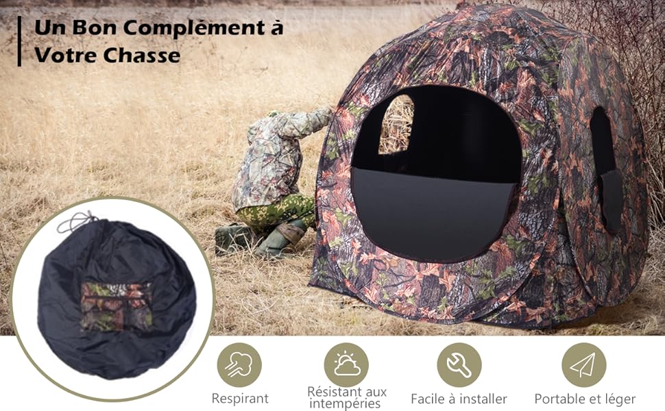 abri-de-chasse-avec-cadre-en-acier