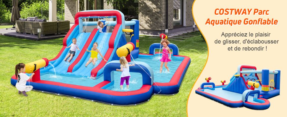 Parc-gonflable-avec-toboggans-aquatiques