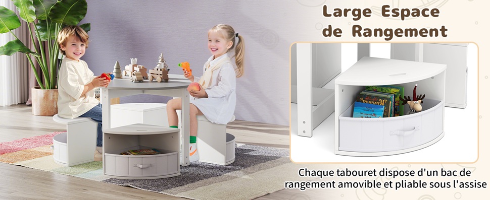 ensemble-table-pour-tout-petit-et-4-chaises