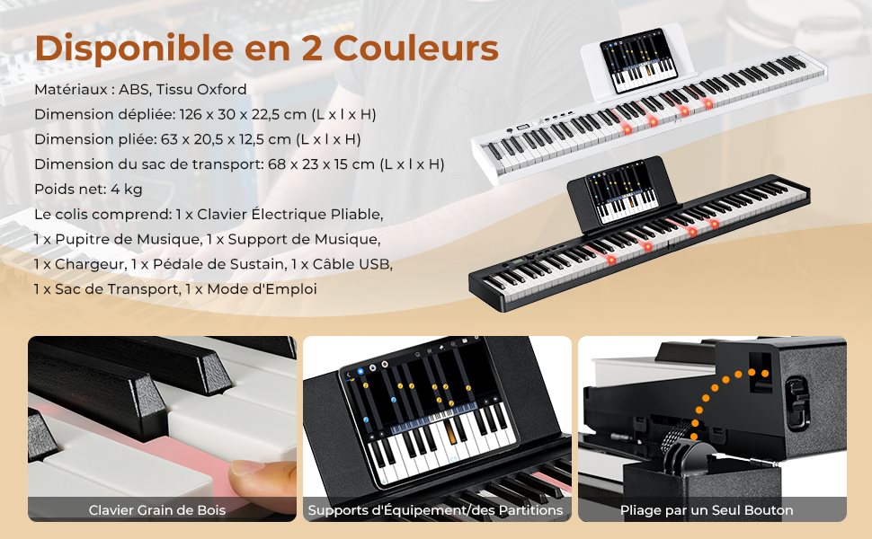 clavier d'entraînement pour débutant