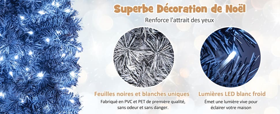 sapin de Noël en crayon fin