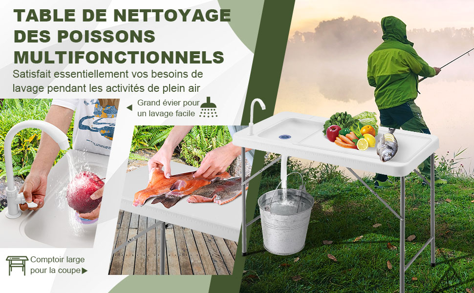 table-de-nettoyage-de-peche-portable