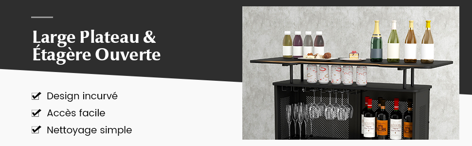 table-de-bar-pour-verres-en-metal
