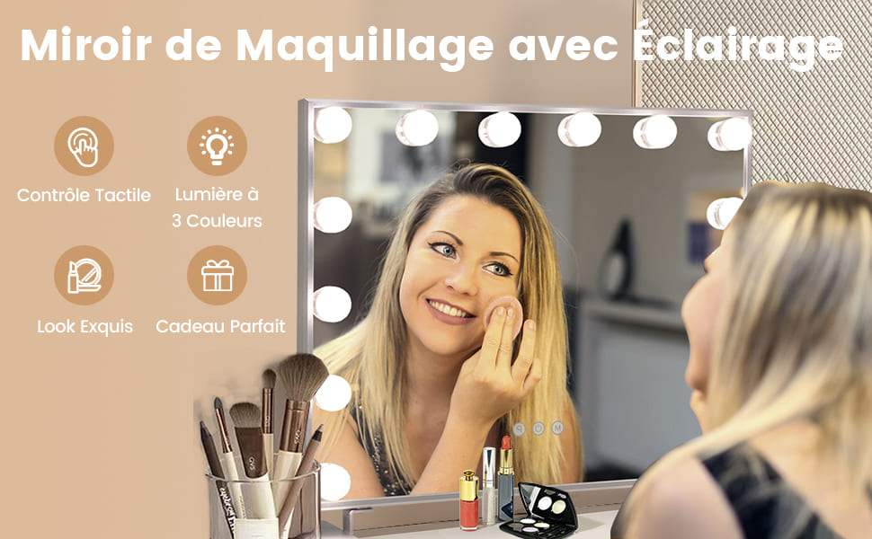 Miroir de coiffeuse
