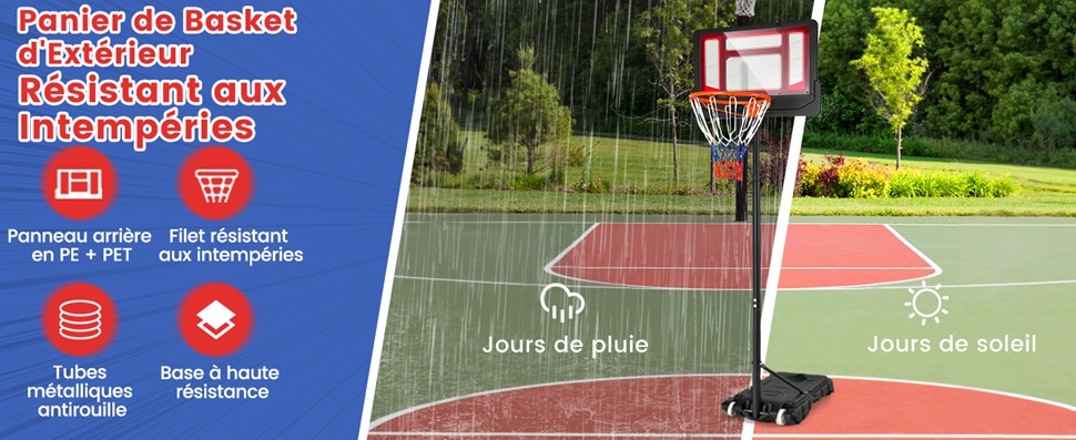 jouet de but de basket avec rangement de balle