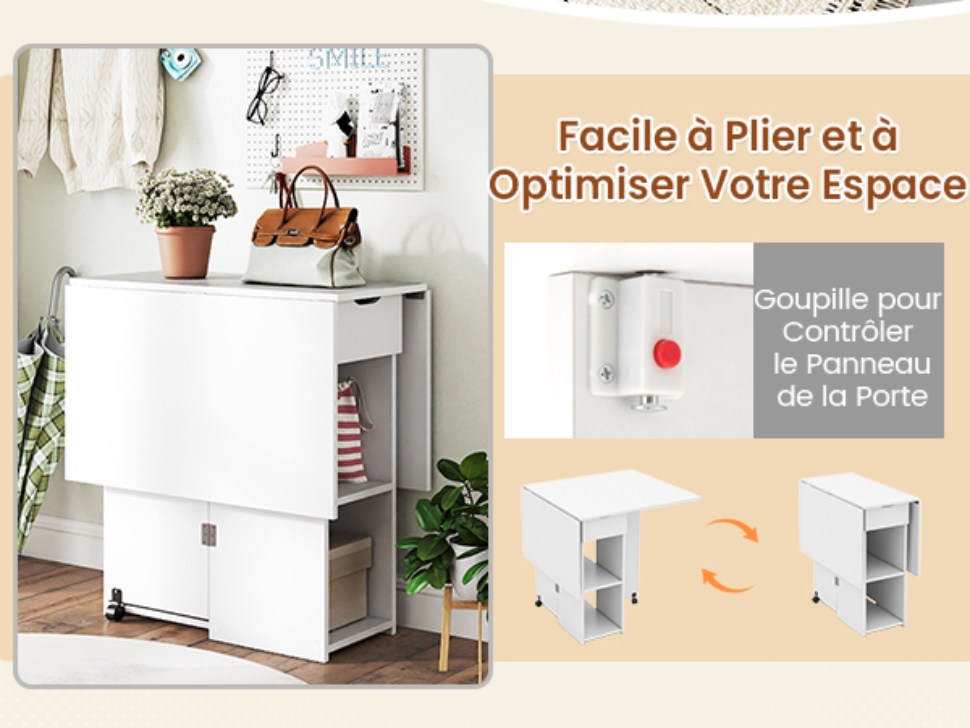 table-de-bureau-pliable