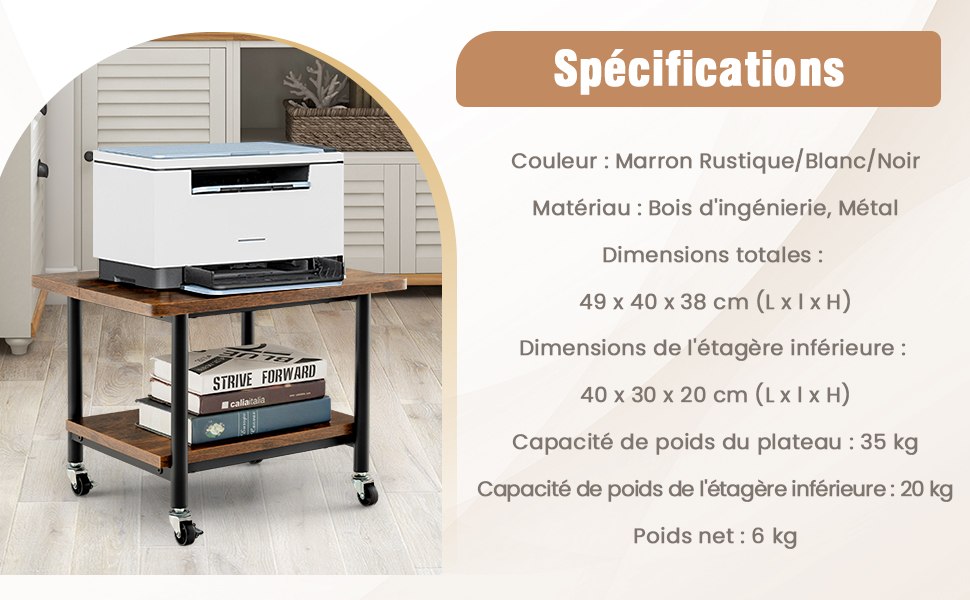 table-d'imprimante-pour-petits-espaces