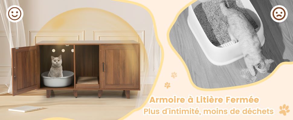 meuble-TV-et-litiere-pour-chat