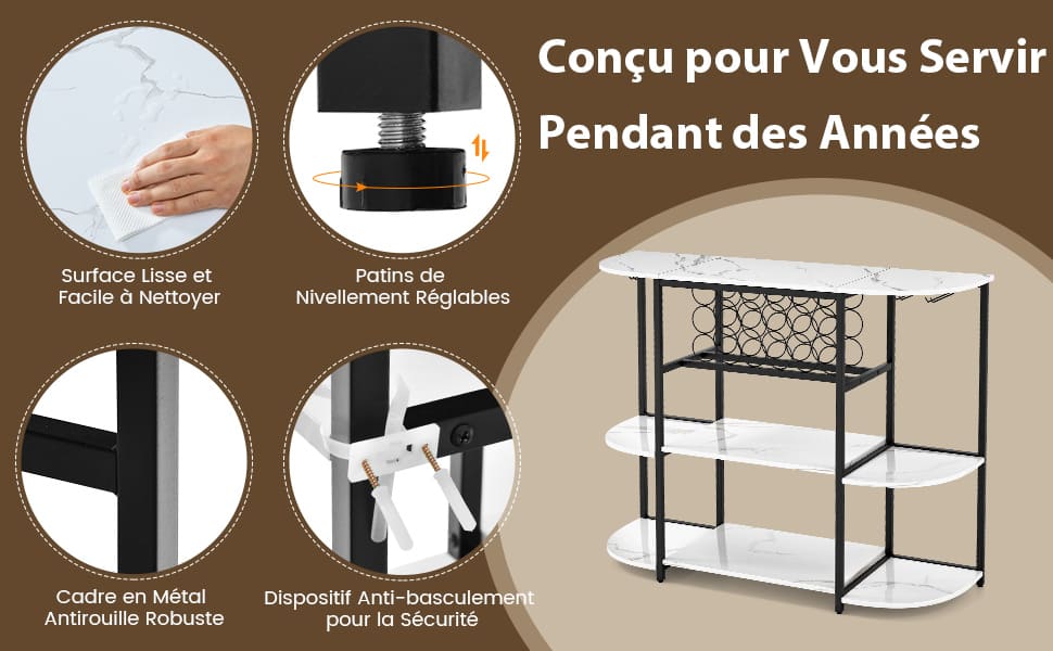 table de cuisine avec rangement