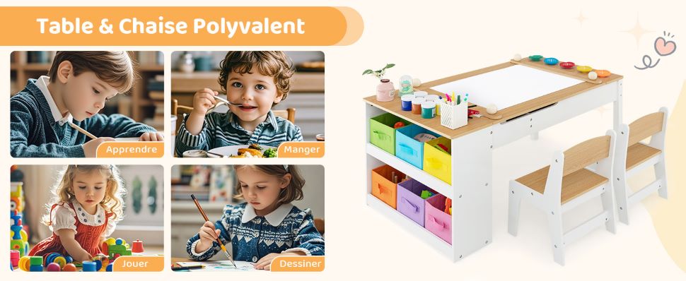 ensemble-table-et-chaises-d'art-pour-enfants