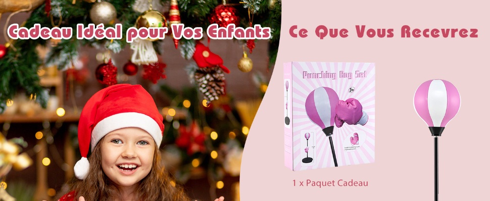 punching-ball-avec-gants-et-pompe-a-main