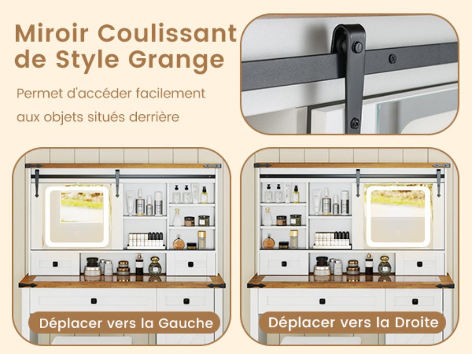 coiffeuse-avec-tiroirs-caches-et-ouverts-et-etageres-reglables