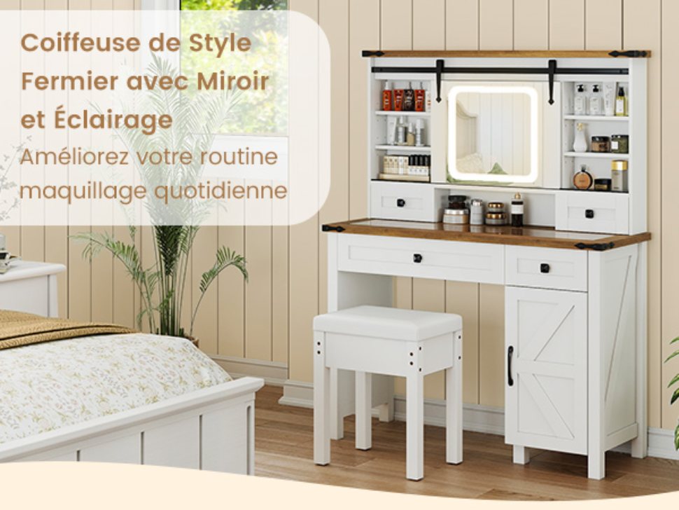 ensemble-coiffeuse-et-tabouret-avec-lumieres-LED-reglables-et-miroir-coulissant