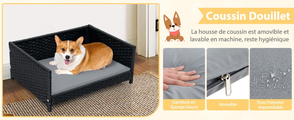 canape-lit-pour-chien-en-rotin-sureleve
