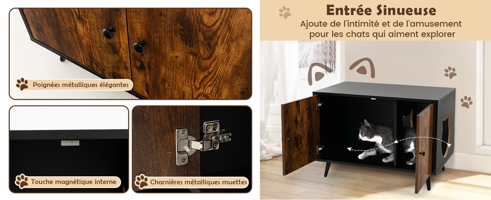 maison de chat fermée moderne