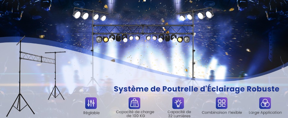 support-d'eclairage