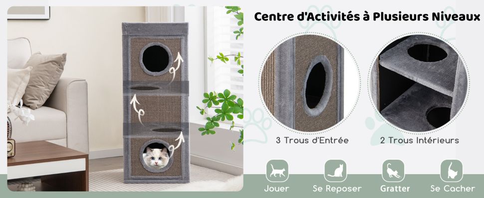 condo-pour-chat-avec-planches-a-griffer-en-sisal