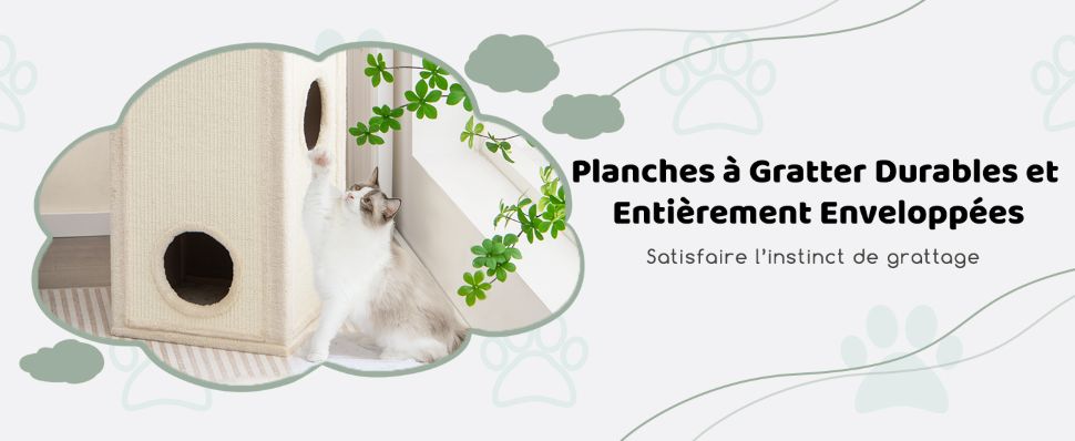 lit-sureleve-pour-chat-avec-3-cachettes
