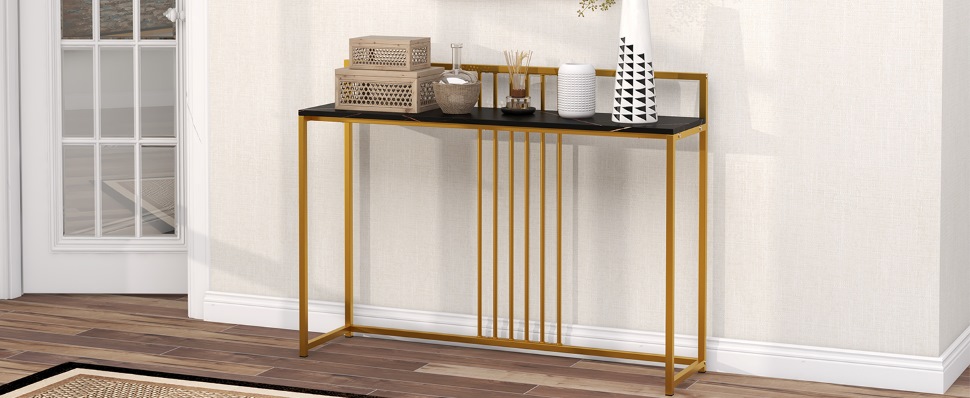 table-d'entree-avec-plateau-en-faux-marbre
