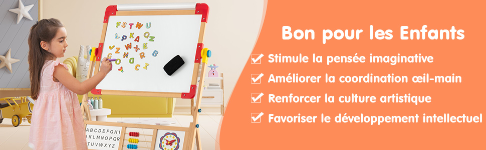 chevalet-d’art-en-bois-double-face-pour-enfants