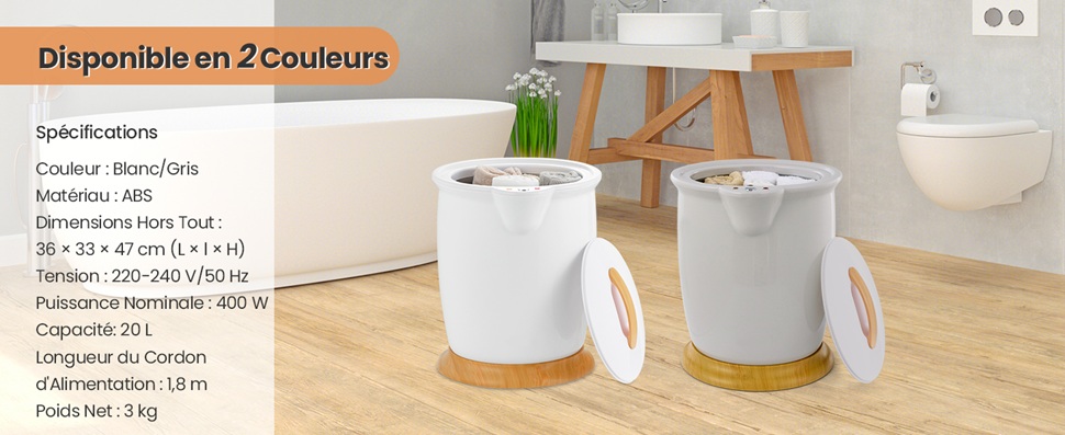 chauffe-serviettes-portable