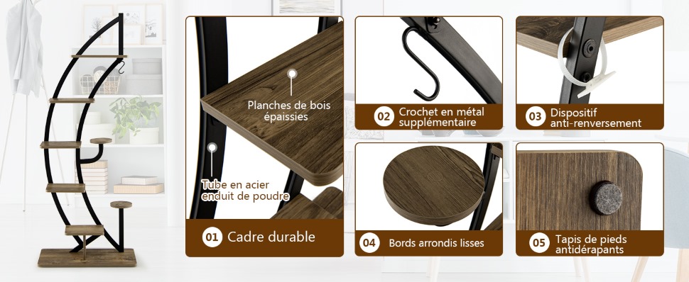 etagere-a-fleurs-en-metal-a-7-niveaux