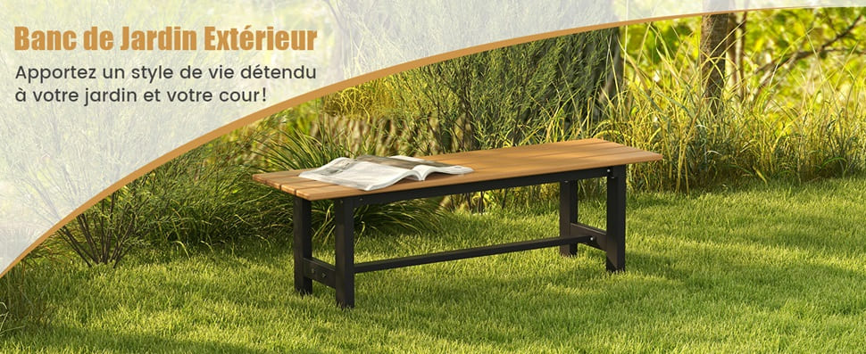 banc de jardin