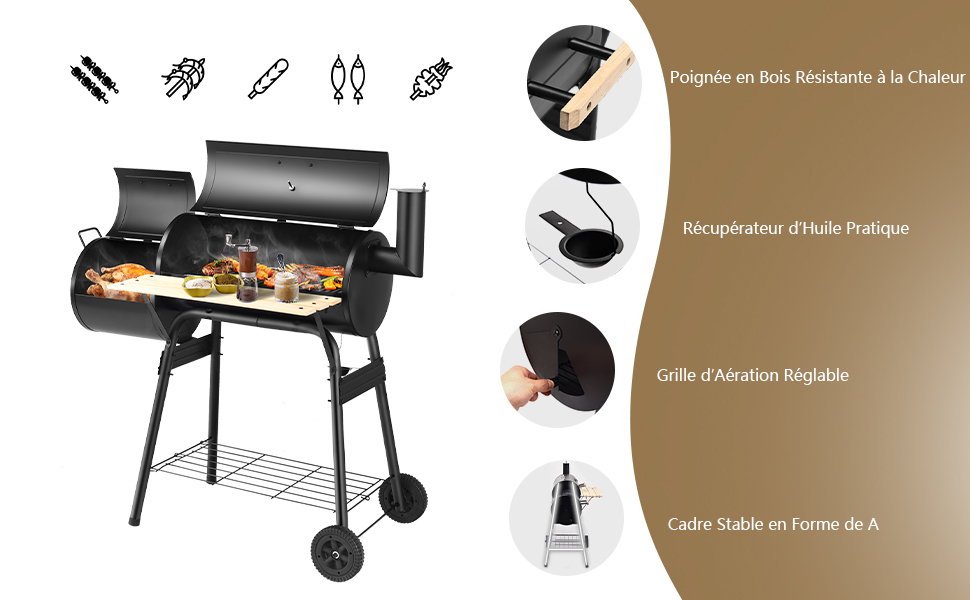 houtskoolbarbecue