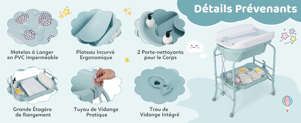 table-a-langer-avec-roulettes