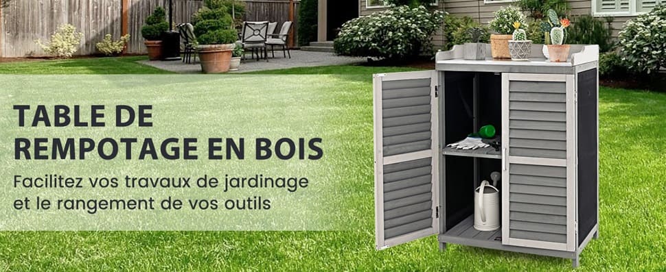 cabane de rangement en bois