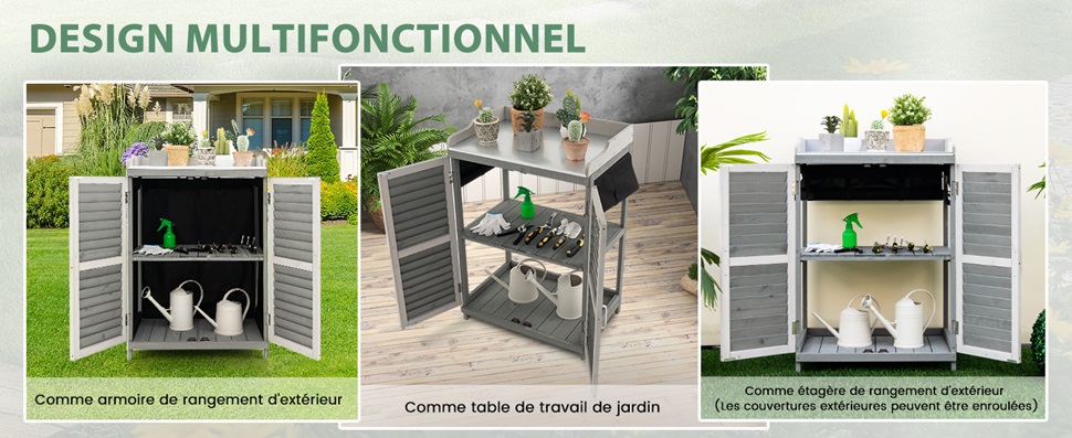 meuble de rempotage en bois