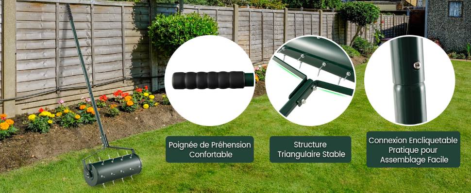 Aerateur-Gazon-Roulan