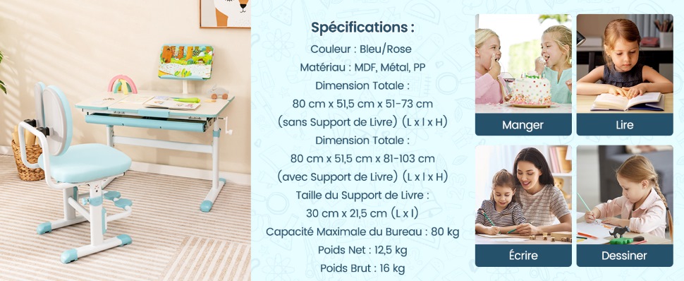 table-d'ecole-pour-enfants